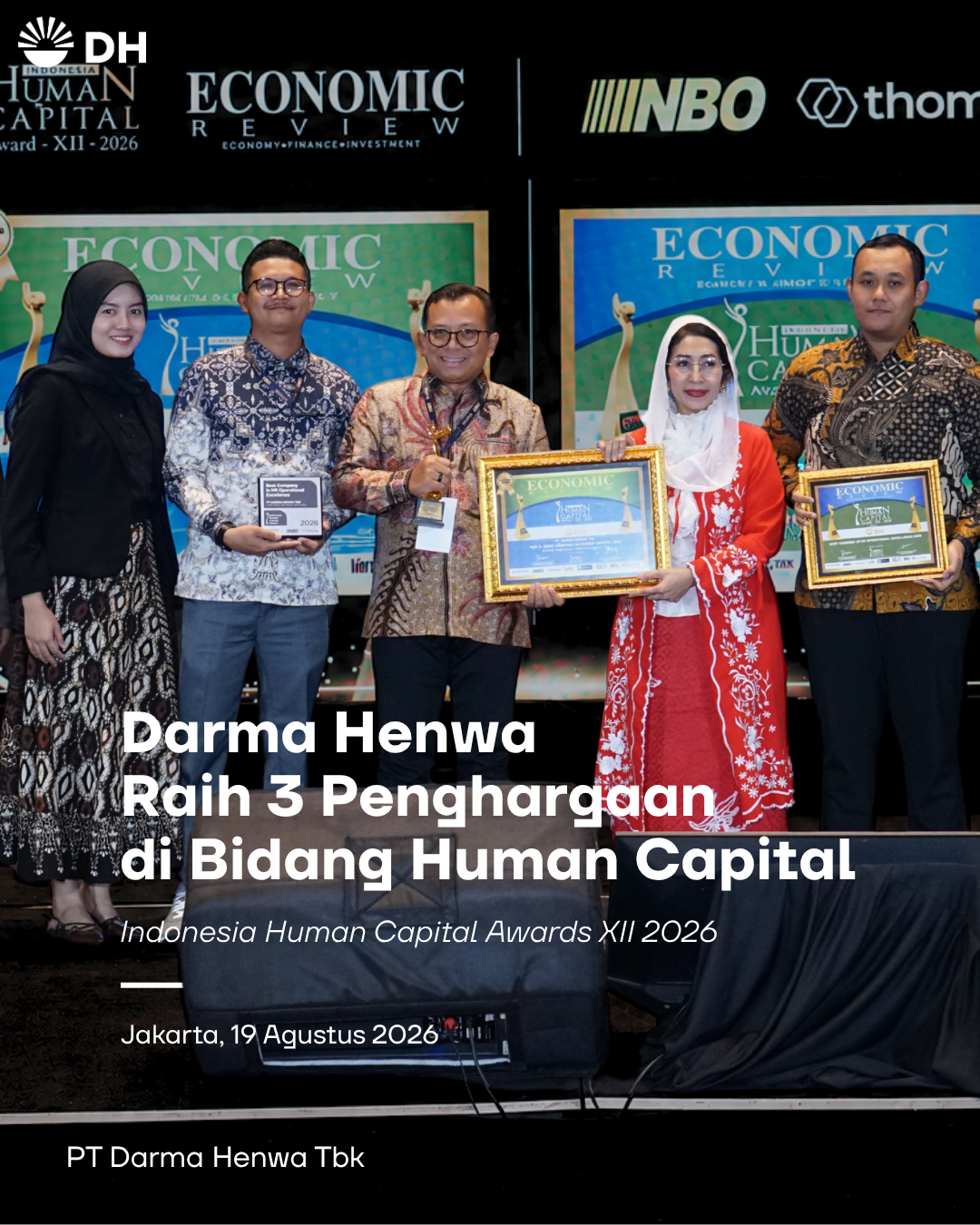 Darma Henwa Raih 3 Penghargaan di Bidang Human Capital